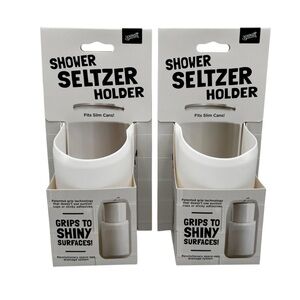 NEW 30Watt White Shower Seltzer Holder Lot of 2